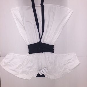 Baby Doll Shirt Dress w/ Corset waist * flaws*